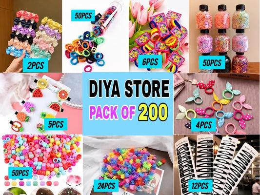 200Pcs combo Baby Hair Accessories