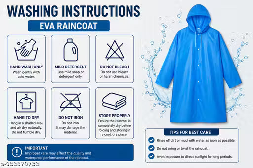 Reusable Long Raincoat Combo pack (Pack Of 5)