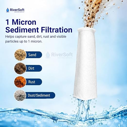 Filter Bag for Water Tank  / For Filtering Sand, Dirt, Sediment, and Rust from Water