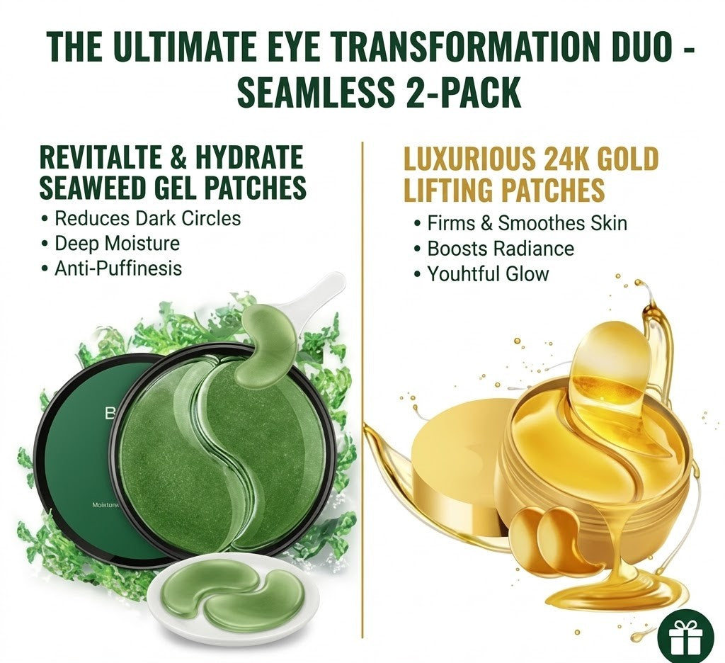 Pack of 2 Hydrogel Under-Eye Mask Combo