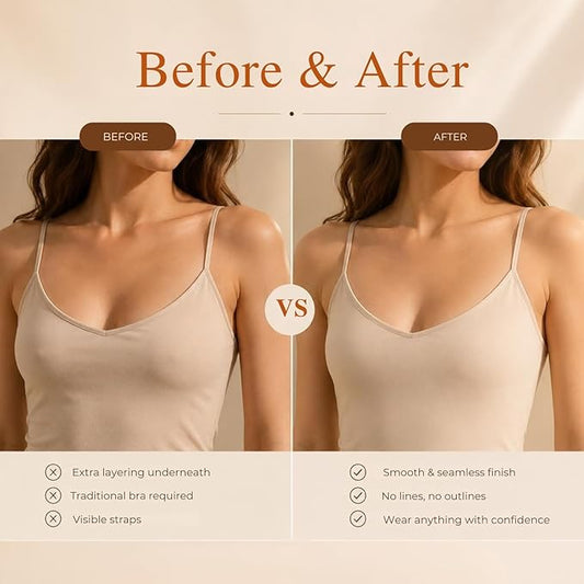 Nipple Covers Reusable Comfortable Invisible Adhesive Silicone Pasties for Women