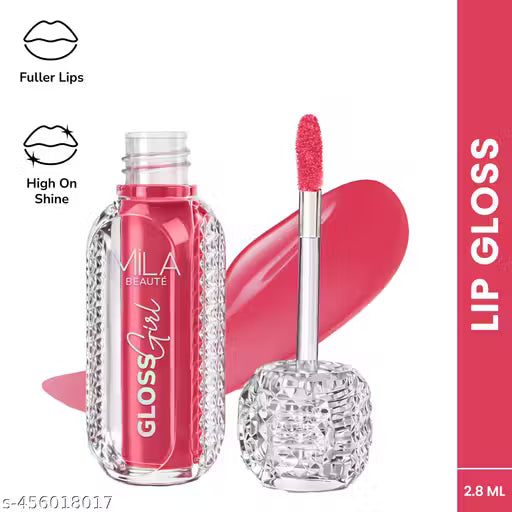 MILA BEAUTÉ Gloss Girl Lip Gloss Peach Pink